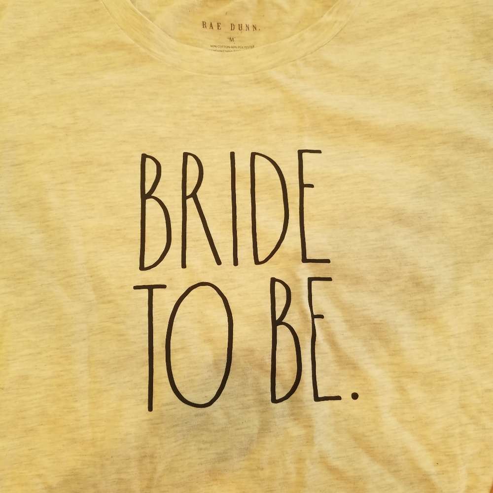 New - t shirt " Bride to be" - Picture 2 of 4